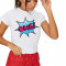 Tricou dama alb - OMG - M