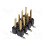 Conector şiruri pini tată 8 PIN 2,54mm aurit SMT - SAMTEC