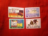 Serie Nauru 1986 - Banci , Economii , 4 valori, Nestampilat