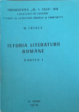 ISTORIA LITERATURII ROMANE PARTEA I-M. FRUNZA