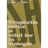 Gruparile tiolice si rolul lor in biologie