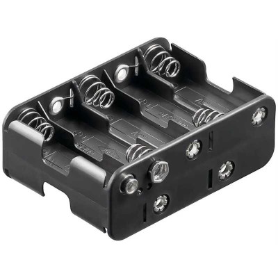 Suport baterii 10x AA R6 cu mufa Tip 9V 11469 Goobay foto