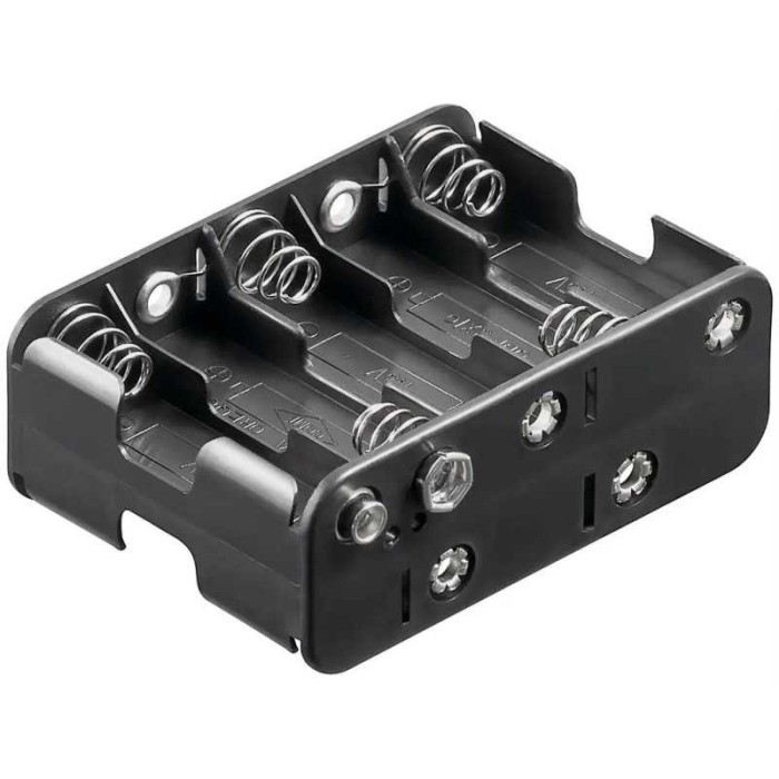 Suport baterii 10x AA R6 cu mufa Tip 9V 11469 Goobay