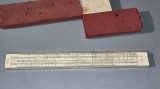 RIGLA DE CALCUL ROMANEASCA PT. COLECTIONARI - TEHNOLEMN TIMISOARA - 30 CM IMPECABILA