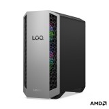 Desktop Gaming Lenovo LOQ Tower 26ADR10 cu procesor AMD AMD Ryzen 7 8745HX pana la 5.1 GHz, 16 GB DDR5, 1TB SSD, RTX 5060 Ti, Fara OS, Black, 2 ani Ga