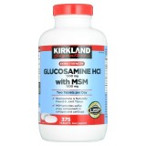 Supliment alimentar Kirkland Signature Glucozamină HCI și MSM, 1500 mg, 375 tablete