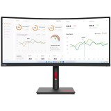 Monitor LED Lenovo ThinkVision T34w-30 Curbat 34 inch UWQHD VA 4 ms 60 Hz USB-C