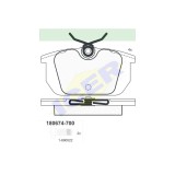 Set placute frana Icer 180674700, parte montare : Punte Spate