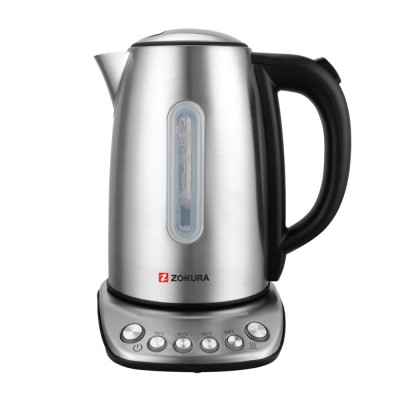 Fierbator electric 1,7 L, 2200 W, 4 temperaturi prestabilite - Zokura foto