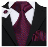 Set cravata + batista + butoni - matase - model 109