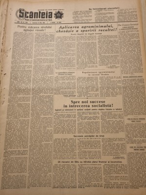 scanteia 18 mai 1952- oradea,ciobanii din jina,canalul dunare marea neagra foto