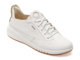 Cumpara ieftin Pantofi sport GEOX albi, D02HNA, din piele naturala