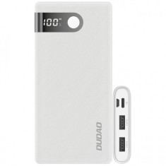 Baterie Externa Dudao K9Pro, 10000mAh, 10W, 2 x USB-A, Alba foto