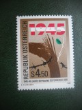 HOPCT TIMBRE MNH 720 ELIBERAREA AUSTRIEI 40 ANI 1985 -1 VAL AUSTRIA, Nestampilat