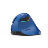 Cumpara ieftin Mouse wireless si bluetooth Delux M618 mini albastru