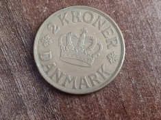 C50 - Moneda foarte veche - Danemarca - 2 coroane - kroner - 1925