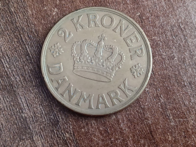 M3 C50 - Moneda foarte veche - 2 coroane - kroner - Danemarca - 1925 foto