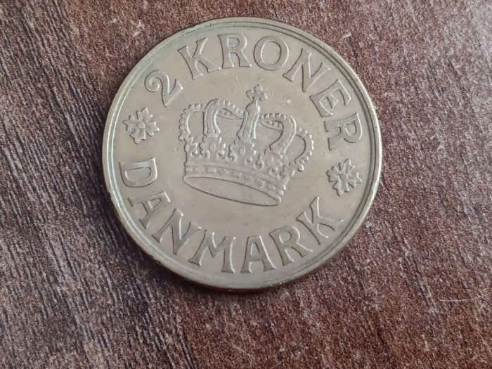 M3 C50 - Moneda foarte veche - 2 coroane - kroner - Danemarca - 1925