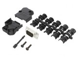 Conector D-Sub 9 PIN Tată Unghi 45&deg; pentru Cablu