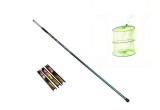Set Varga Pescuit 3m Cool Angel Carbon Compozit, 3 Linii, Juvelnic, Putere 20-50g, Telescopic, Universal