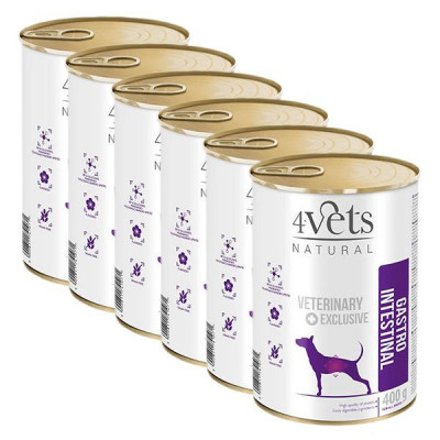 4Vets Natural Veterinary Exclusive GASTRO INTESTINAL 6 x 400 g foto