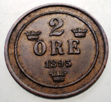 7.491 SUEDIA 2 ORE 1893, Europa, Bronz