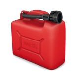 Canistra Combustibil HICO Plastic 5L, Cehia, Rosu/Negru/Verde, Capac Etans, Benzina/Motorina
