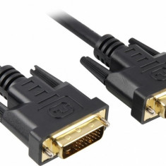 Cablu DVI-D Dual Link 24+1 pini T-T 0.5m Negru, KPDVI2-05