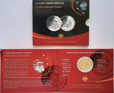 Moneda comemorativa de argint - 25 Euro, Germania 2015 - PROOF - G 5399 foto