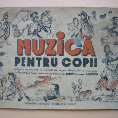 OSTAP / PASCHILL - MUZICA PENTRU COPII - culegere de cantece - editie veche