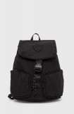 Blauer rucsac femei, culoarea negru, mic, uni S4NUMY01/PLA