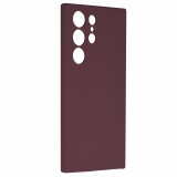 Husa soft edge compatibila cu samsung galaxy s23 ultra, antiamprenta, interior microfibra, camera extra pro, violet