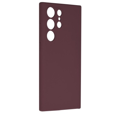 Husa soft edge compatibila cu samsung galaxy s23 ultra, antiamprenta, interior microfibra, camera extra pro, violet foto