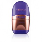 Ascutitoare cu radiera Copper MILAN, mov
