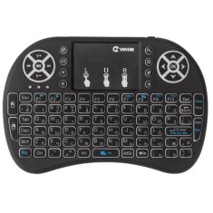 Tastatura Iluminata Wireless Techstar&reg; i8, Air Mouse, cu Touchpad, pentru TV Box si Mini PC, Android TV, Smart TV, PC, Laptop