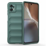 Husa pentru motorola moto g32, antisoc, margini cu striatii, design minimalist, green