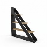 Cumpara ieftin Biblioteca Pisagor cu 4 Rafturi, 120 X 132 X 25 Cm