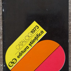 Catalog Editura Stiintifica 1973