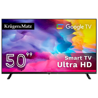 Televizor Google Ultra HD, 4K, Smart, 50 inch, 126cm, Kruger&amp;amp;Matz foto