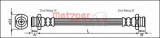 Conducta / cablu frana SUZUKI GRAND VITARA I (FT) (1998 - 2005) METZGER 4114732