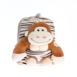 Rucsac animal print cu maimutica de plus