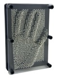 Pin Art 3D Metalic, Tabla cu Pini, Joc Antistres, Sculpturi Tactile, Cadou Original, 18x13cm