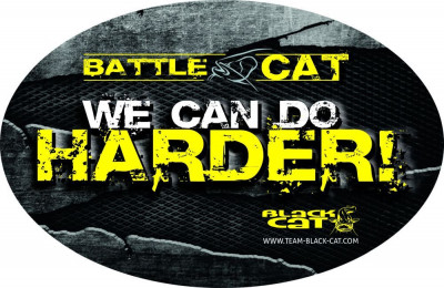 Black Cat Battle Cat Sticker foto