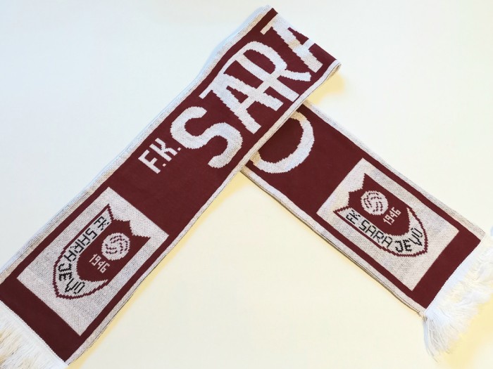 Fular fotbal - Grupul Ultras &quot;HORDE ZLA&quot; - FK SARAJEVO (Bosnia&amp;Herzegovina)