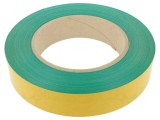 Bandă de marcare verde autoadezivă PVC 50mm x 50m FATH