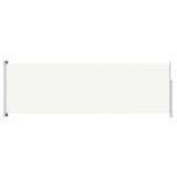 Cumpara ieftin Copertina laterala retractabila de terasa, crem, 200x600 cm