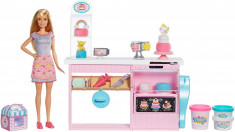 Barbie Set Atelier Cofetarie Si Papusa foto