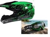 Cumpara ieftin Casca Moto Atv Cross Enduro Downhill Oem Polycarbonat ABS cu Ochelari 100%