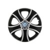 Set 4 Capace Roti 15 inchi (R15) Bis Gri-Negru, Compatibile Cu Volkswagen, Autohelix MSA