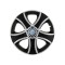Set 4 Capace Roti 15 inchi (R15) Bis Gri-Negru, Compatibile Cu Volkswagen